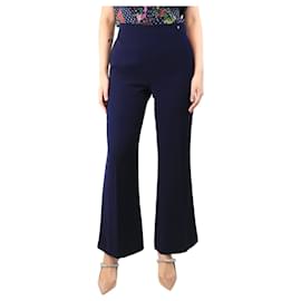 Carolina Herrera-Navy blue suit trousers - size UK 8-Blue