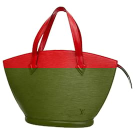 Louis Vuitton-Louis Vuitton Epi Saint Jacques Handbag-Red