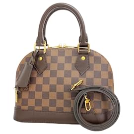 Louis Vuitton-Louis Vuitton Damier Alma BB Handbag-Damier ebene