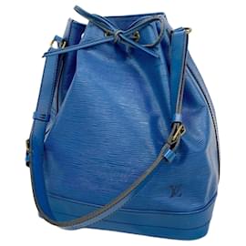 Louis Vuitton-Louis Vuitton Epi Noe Shoulder Bag in Toledo Blue-Blue