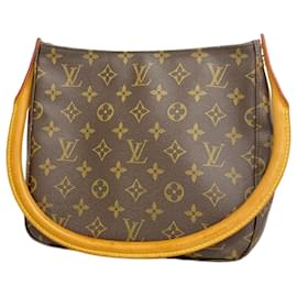 Louis Vuitton-Louis Vuitton Monogram Looping MM Shoulder Bag-Brown