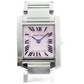 Cartier-Cartier Tank 2384 Pink Dial Watch for Women-Other