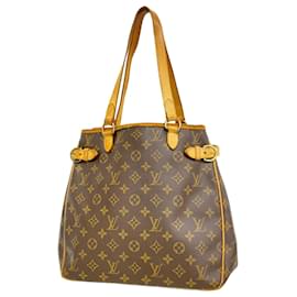 Louis Vuitton-Louis Vuitton Monogram Batignolles Vertical Tote Bag-Brown