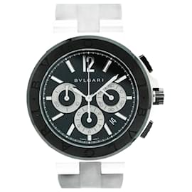 Bulgari-Bvlgari Diagono DG42BSCVPCH Black Dial Watch for Men-Other