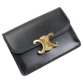 Céline Estuche para tarjetas Triomphe CELINE Negro