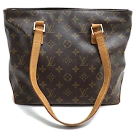 Louis Vuitton-Louis Vuitton Cabas Piano Tote Bag-Brown,Monogram