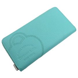 Tiffany & Co. Return to Large Zip Wallet Blue