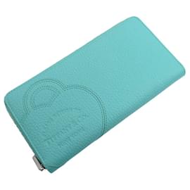 Tiffany & Co-Tiffany & Co. Return to Large Zip Wallet-Blue