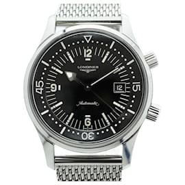 Longines-Longines Legend Diver 36744500 Black Dial Men's Watch-Other