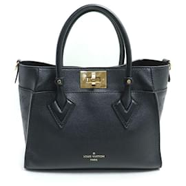 Louis Vuitton-Louis Vuitton On My Side PM Handbag-Black