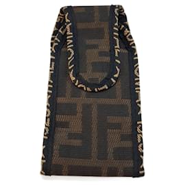 Fendi-Vintage Fendi Zucca Canvas Cigarette Belt Case-Brown