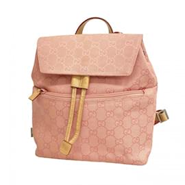 Gucci-Gucci Women's Backpack in Pink and Beige-Pink,Beige