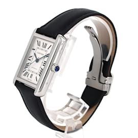 Cartier-Montre automatique en acier inoxydable Cartier Tank Solo XL W5200027-Autre