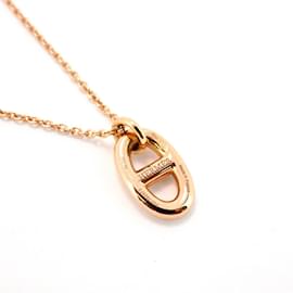 Hermès-Collier Hermes Chaine d'Ancre Farandoule en or rose 18K-Autre
