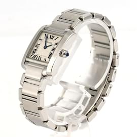 Cartier-Cartier Tank Francaise SM W51008Q3 Stainless Steel Wristwatch-Other