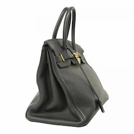 Hermès-Sac à main Hermes Birkin 35-Noir