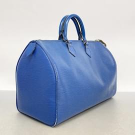Louis Vuitton-Louis Vuitton Epi Speedy 35 Handbag-Blue