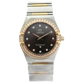 Omega-Omega Constellation 1358.60 Brown Dial Watch for Women-Other