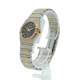 Omega-Omega Constellation 1358.60 Brown Dial Watch for Women-Other