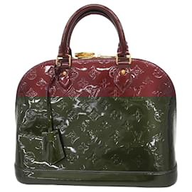 Louis Vuitton-Louis Vuitton Handbag Vernis Alma M91691-Red