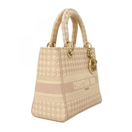 Christian Dior-Christian Dior Pink Canvas Handbag-Pink