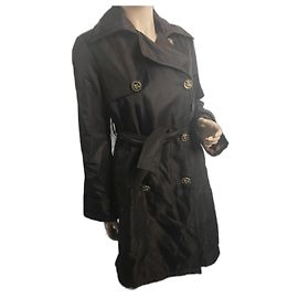 Autre Marque Belted vintage trench Marrone