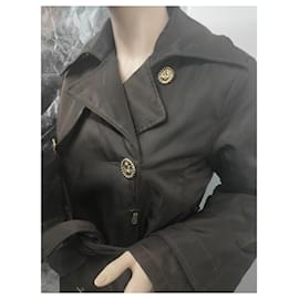 Autre Marque-Belted vintage trench-Brown