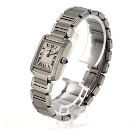 Cartier-Cartier Tank Francaise SM W51008Q3 Stainless Steel Wristwatch-Other
