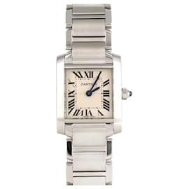 Cartier-Cartier Tank Francaise SM W51008Q3 Stainless Steel Wristwatch-Other