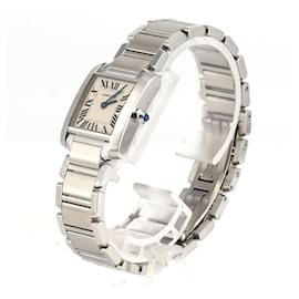 Cartier-Cartier Tank Francaise SM W51008Q3 Stainless Steel Wristwatch-Other