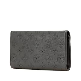 Louis Vuitton-Louis Vuitton Monogram Mahina Portefeuille Amelia Long Wallet-Chocolate,Monogram