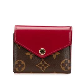 Louis Vuitton-Louis Vuitton Monogram Tri-Fold Wallet-Fuschia,Monogram
