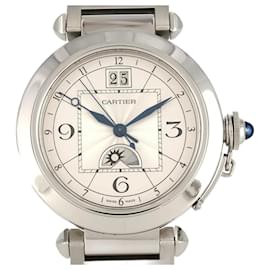 Cartier-Cartier Pasha 42 2 Time Zone Night & Day W31093M7 Wristwatch-Other