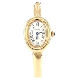 Cartier-Cartier Mini Baignoire YG Size 17 WGBA0035 Quartz Watch-Other