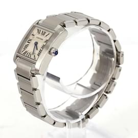 Cartier-Cartier Tank Francaise SM W51008Q3 Stainless Steel Wristwatch-Other