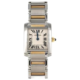 Cartier-Cartier Tank Francaise SM Combi W51007Q4 Wristwatch-Other
