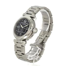 Cartier-Cartier Pasha C Grande Date W31053M7 Stainless Steel Wristwatch-Other