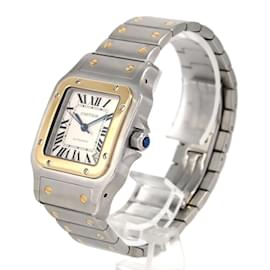 Cartier-Montre automatique Cartier Santos Galbee XL Combi W20099C4 SSxYG-Autre