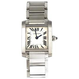 Cartier-Cartier Tank Francaise SM W51008Q3 Stainless Steel Wristwatch-Other