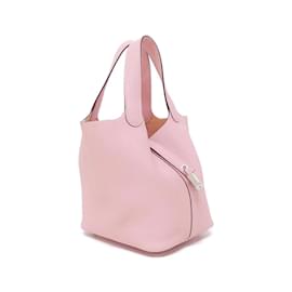 Hermès-Hermes Picotin Lock PM Handbag-Pink