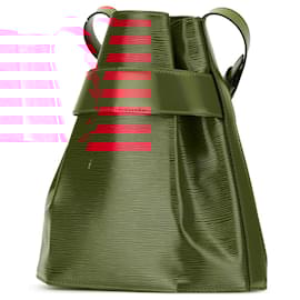 Louis Vuitton-Louis Vuitton Red Epi Sac D Epaule PM-Red