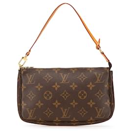 Louis Vuitton-Louis Vuitton Brown Monogram Pochette Accessoires-Brown