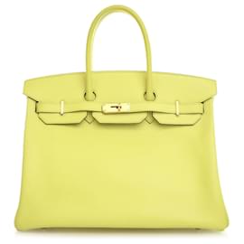 Hermès-Hermès Yellow Epsom Birkin Retourne 35-Yellow