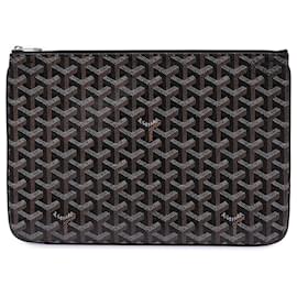 Goyard-Goyard Black Goyardine Senat MM-Black