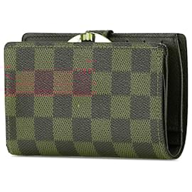 Louis Vuitton-Louis Vuitton Brown Damier Ebene Wallet for Bills Vienna-Brown