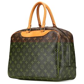 Louis Vuitton-Louis Vuitton Brown Monogram Deauville-Brown