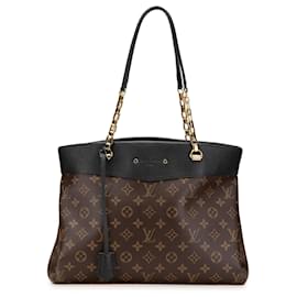 Louis Vuitton-Louis Vuitton Brown Monogram Pallas Shopper-Brown,Other