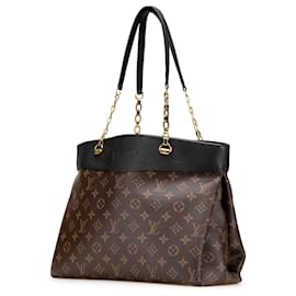 Louis Vuitton-Louis Vuitton Brown Monogram Pallas Shopper-Brown,Other