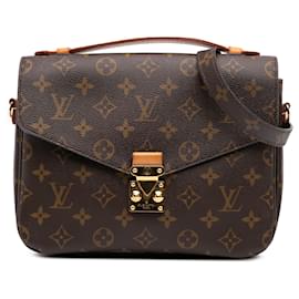 Louis Vuitton-Louis Vuitton Brown Monogram Pochette Metis-Brown
