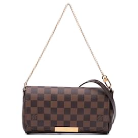 Louis Vuitton-Louis Vuitton Brown Damier Ebene Favorite PM-Brown